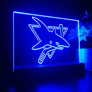 San Jose Sharks Logo 1 LED Desk Light