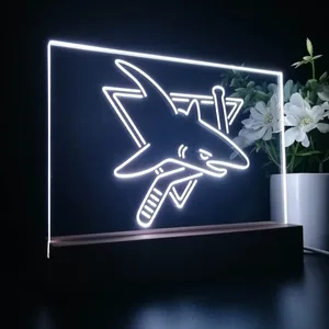 San Jose Sharks Logo 1 LED Desk Light