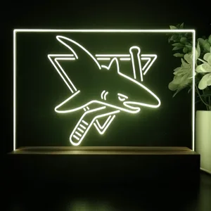 San Jose Sharks Logo 1 LED Desk Light