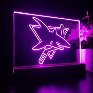 San Jose Sharks Logo 1 LED Desk Light