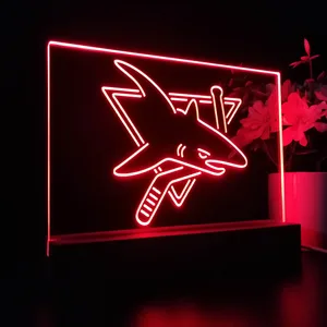 San Jose Sharks Logo 1 LED Desk Light
