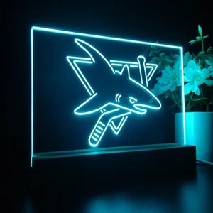 San Jose Sharks Logo 1 LED Desk Light
