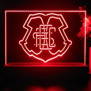 Santa Cruz Futebol Clube Logo LED Desk Light