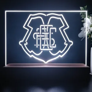 Santa Cruz Futebol Clube Logo LED Desk Light