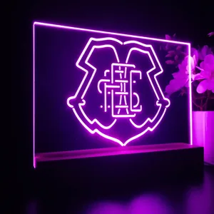 Santa Cruz Futebol Clube Logo LED Desk Light