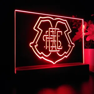 Santa Cruz Futebol Clube Logo LED Desk Light