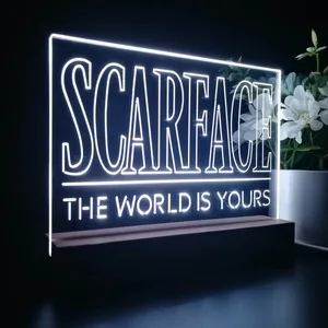 Scarface The World Is Yours LED Desk Light