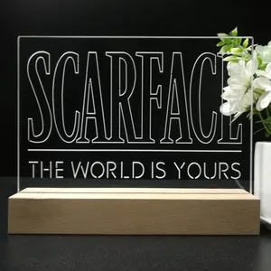 Scarface The World Is Yours LED Desk Light