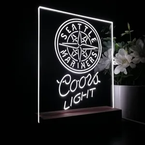 Seattle Mariners Coors Light LED Desk Light