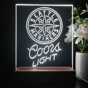 Seattle Mariners Coors Light LED Desk Light