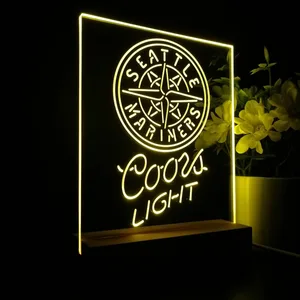 Seattle Mariners Coors Light LED Desk Light