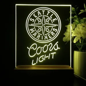 Seattle Mariners Coors Light LED Desk Light