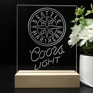 Seattle Mariners Coors Light LED Desk Light