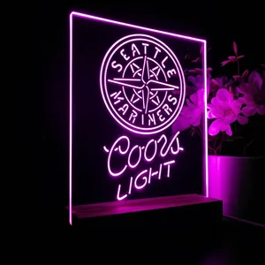 Seattle Mariners Coors Light LED Desk Light