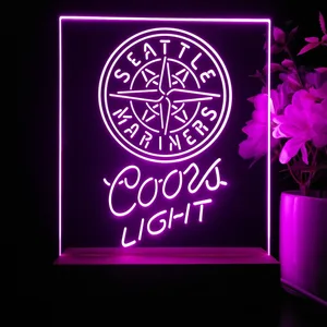 Seattle Mariners Coors Light LED Desk Light
