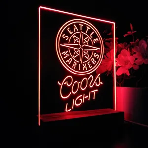 Seattle Mariners Coors Light LED Desk Light