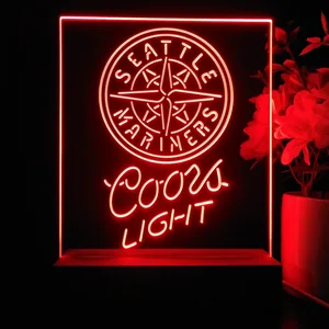 Seattle Mariners Coors Light LED Desk Light