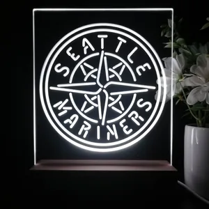 Seattle Mariners Logo 1 LED Desk Light