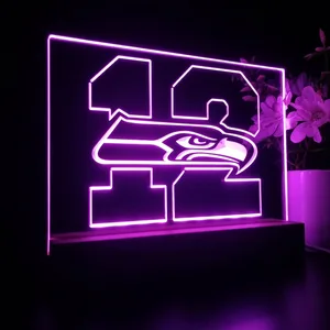 Seattle Seahawks 12th man LED Desk Light