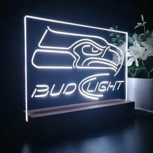 Seattle Seahawks Bud Light 2 LED Desk Light
