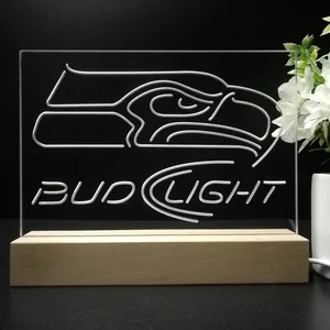 Seattle Seahawks Bud Light 2 LED Desk Light