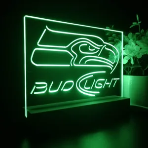 Seattle Seahawks Bud Light 2 LED Desk Light