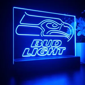 Seattle Seahawks Bud Light LED Desk Light