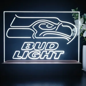 Seattle Seahawks Bud Light LED Desk Light