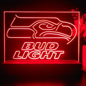 Seattle Seahawks Bud Light LED Desk Light