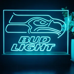Seattle Seahawks Bud Light LED Desk Light
