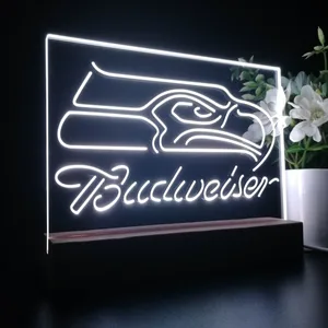 Seattle Seahawks Budweiser LED Desk Light
