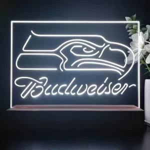 Seattle Seahawks Budweiser LED Desk Light
