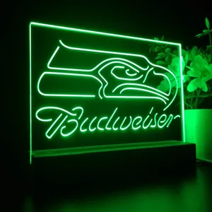 Seattle Seahawks Budweiser LED Desk Light