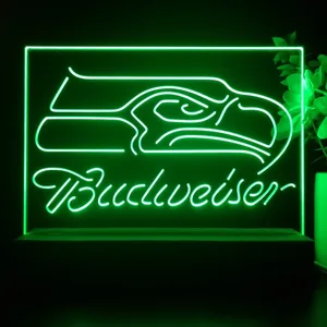 Seattle Seahawks Budweiser LED Desk Light