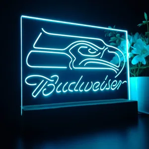 Seattle Seahawks Budweiser LED Desk Light
