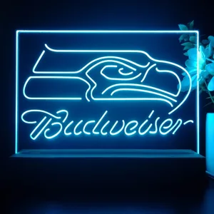 Seattle Seahawks Budweiser LED Desk Light
