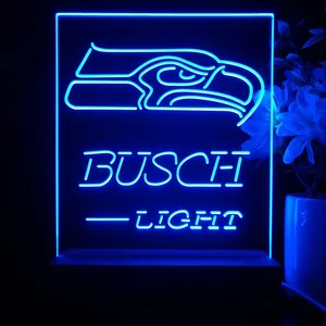Seattle Seahawks Busch Busch Light LED Desk Light