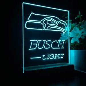 Seattle Seahawks Busch Busch Light LED Desk Light
