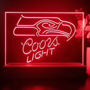 Seattle Seahawks Coors Light LED Desk Light