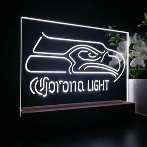 Seattle Seahawks Corona Light LED Desk Light