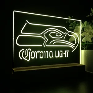 Seattle Seahawks Corona Light LED Desk Light