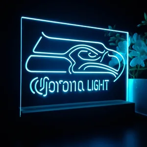 Seattle Seahawks Corona Light LED Desk Light