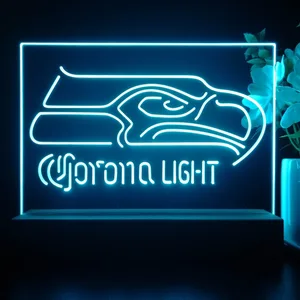Seattle Seahawks Corona Light LED Desk Light