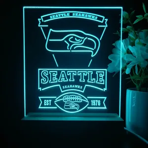 Seattle Seahawks EST 1976 LED Desk Light