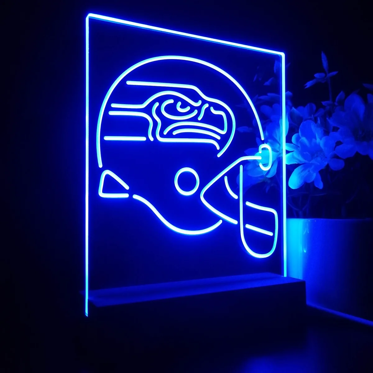 Seattle Seahawks Helmet LED Desk Light