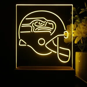 Seattle Seahawks Helmet LED Desk Light