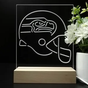 Seattle Seahawks Helmet LED Desk Light