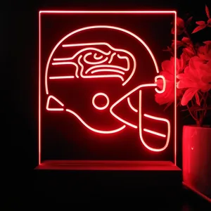 Seattle Seahawks Helmet LED Desk Light