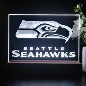 Seattle Seahawks Logo 1 LED Desk Light
