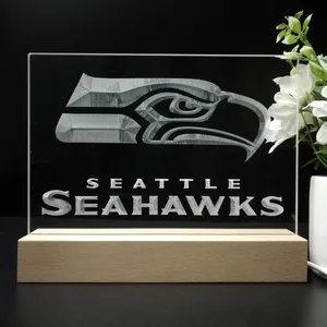 Seattle Seahawks Logo 1 LED Desk Light